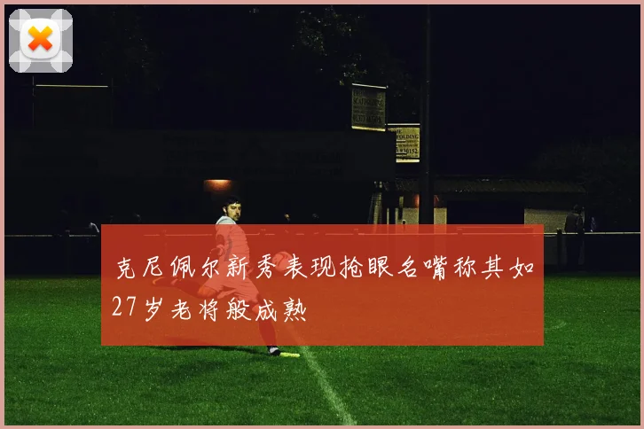 克尼佩尔新秀表现抢眼名嘴称其如27岁老将般成熟